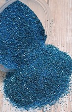 Medium Blue Glass Glitter - Real Glass - Imported German Glass Glitter