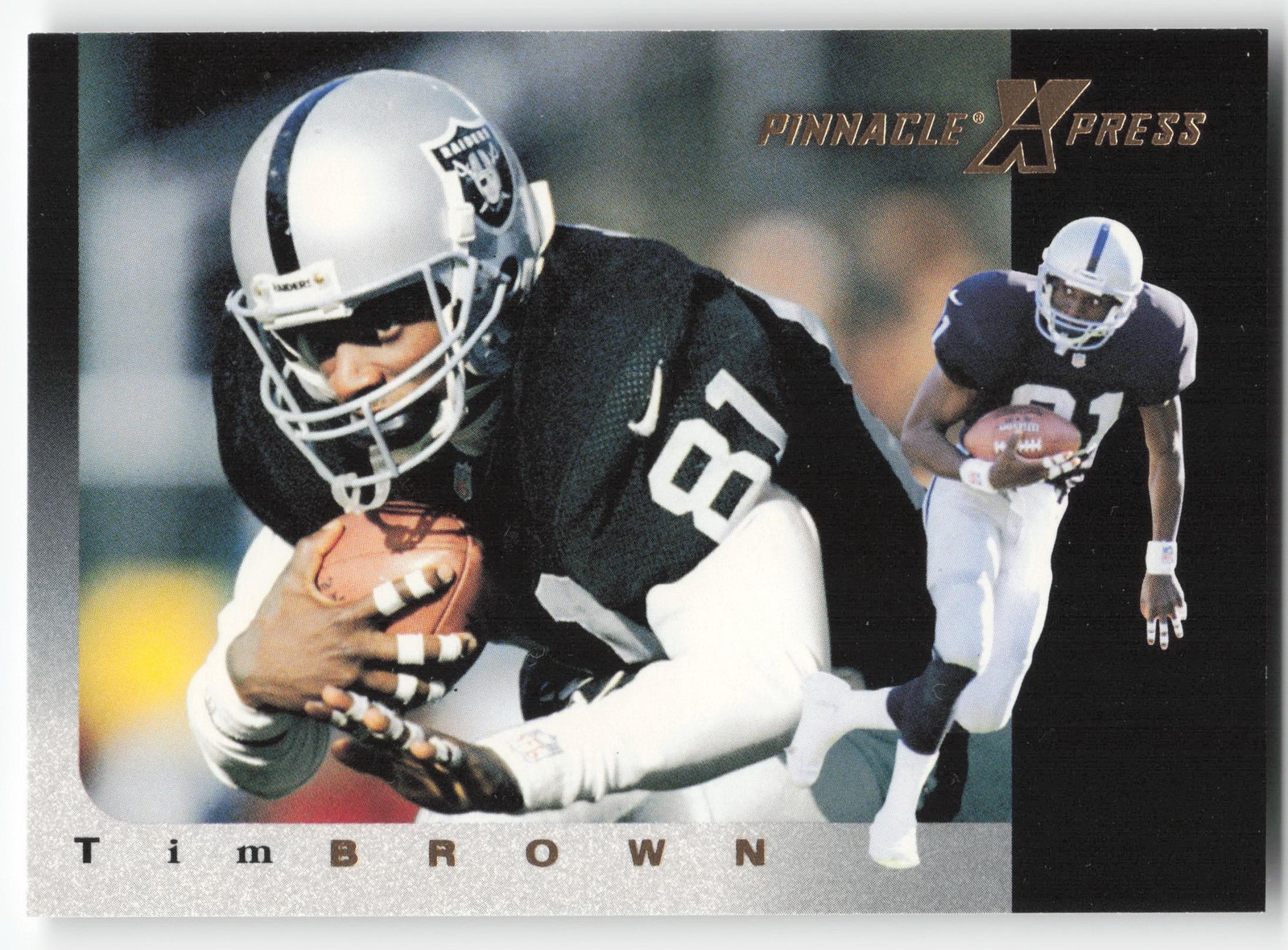 1997 Pinnacle X-Press Tim Brown #104