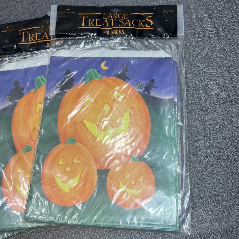 Бумажные пакеты для конфет Halloween Trick Or Treat Jack-O-Lantern Pumpkin 29 штук - Изображение 2 из 3