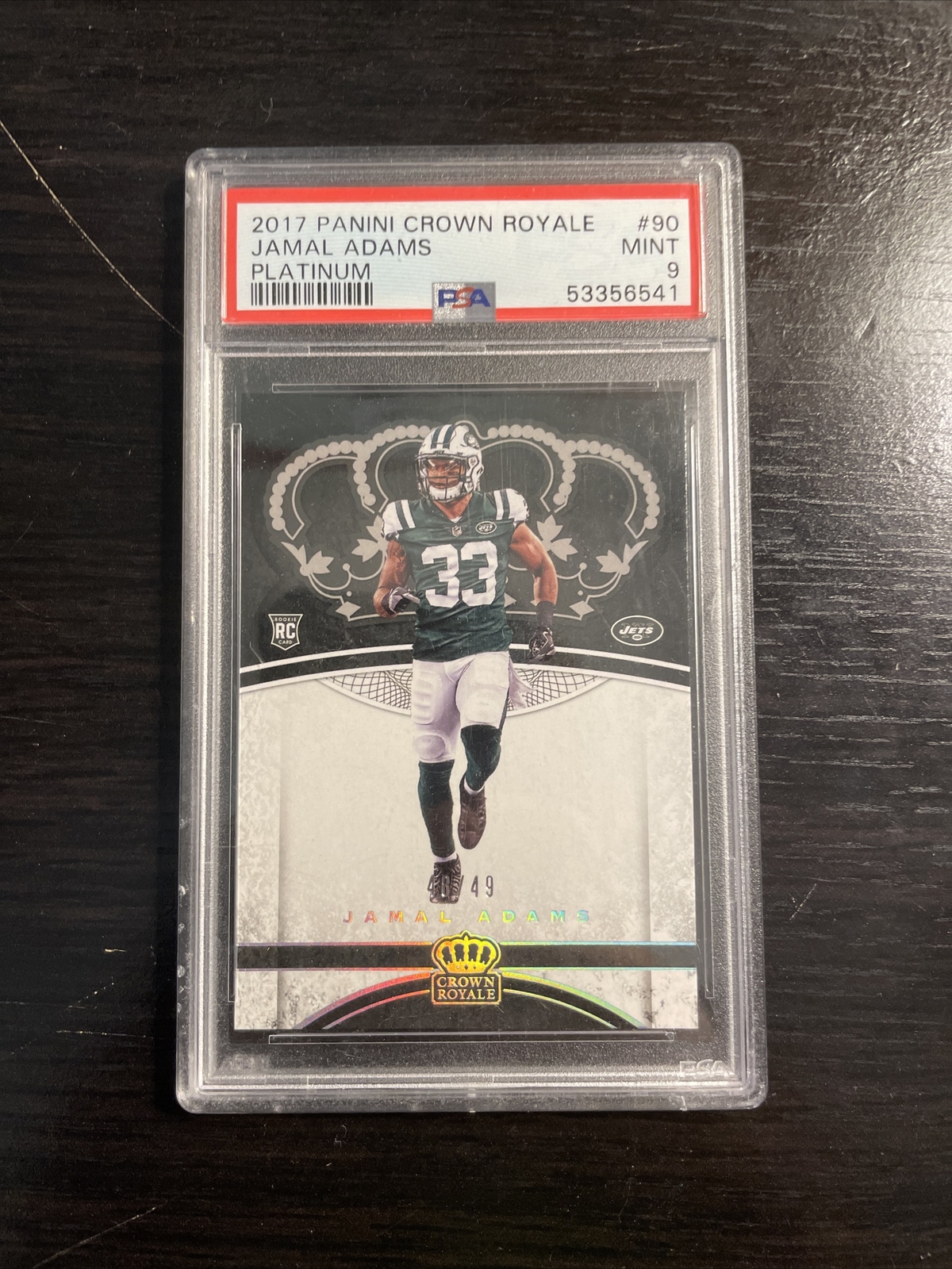 Jamal Adams Panini Crown Royale #90 Platinum