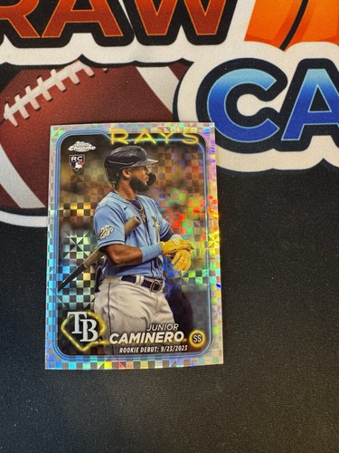 2024 Topps Chrome Update Series - X-Fractor #USC193 Junior Caminero (RC)