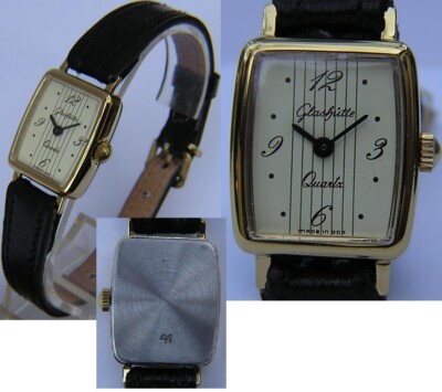 Seltene TOP original GUB GLASHÜTTE Damenarmbanduhr Kaliber GUB 39 aus der DDR