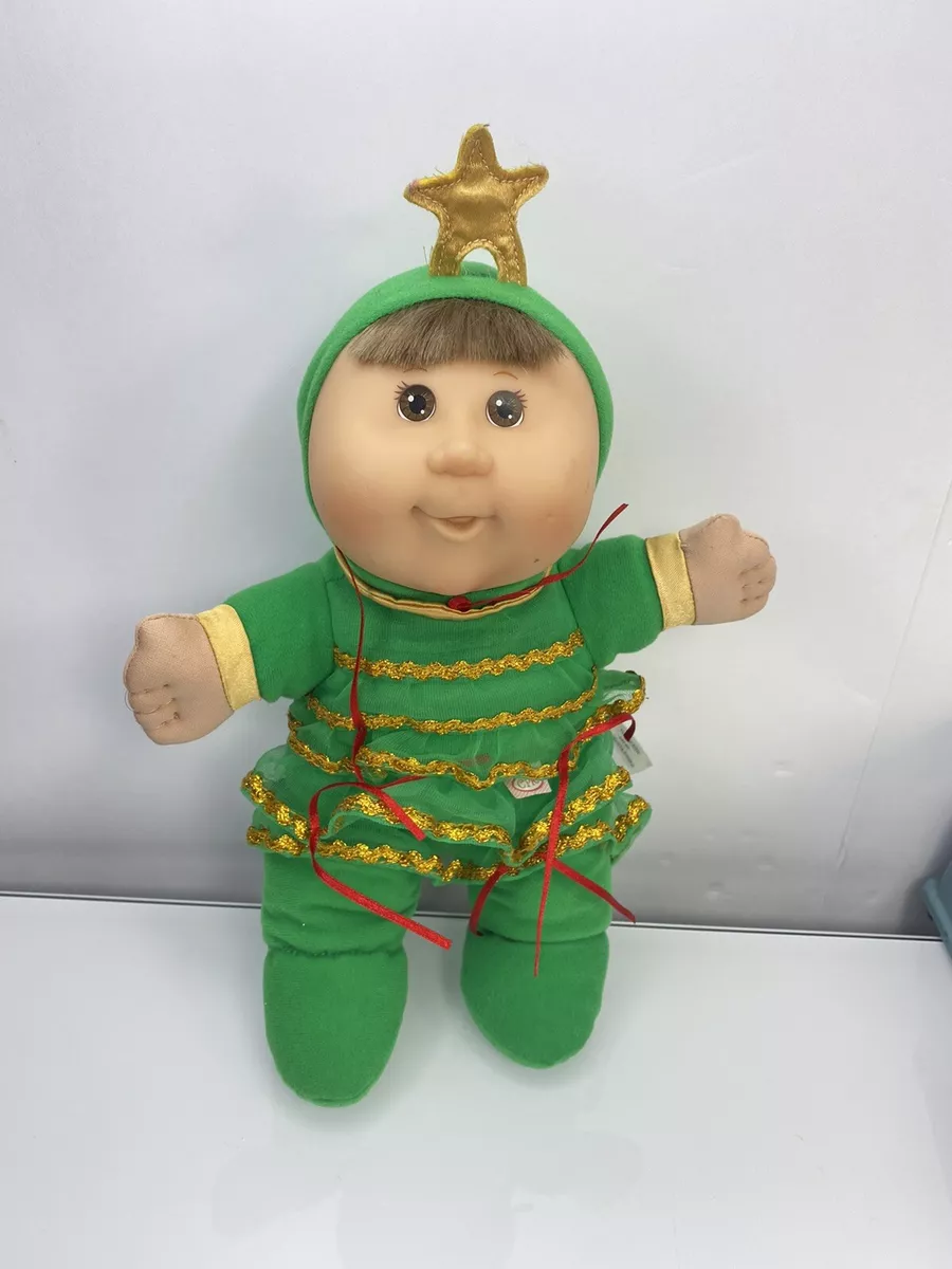 Cabbage Patch Kids Christmas Plush Baby Doll Green Tree Walmart