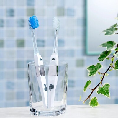 IONIC KISS Ionic Toothbrush Body w/ SuperFine Soft Bristles Made in Japan hyG