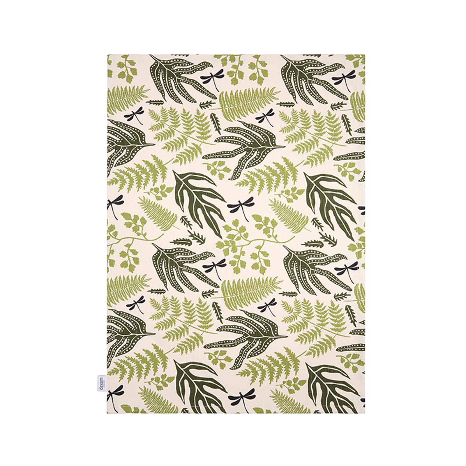 Dexam Organic Cotton Tea Towel - Fern