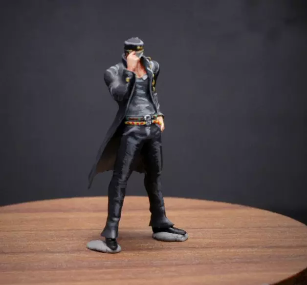 Super Image Movable BIG Jojo's Bizarre Adventure Part 3 Jotaro Kujo  Approximately 250mm PVC & ABS & POM & PC & Iron Painted Movable Figure//  Models 