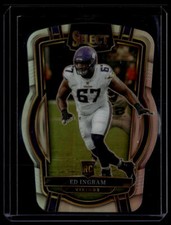 2022 Panini Select #236 Ed Ingram RC Silver Prizm Die Cut