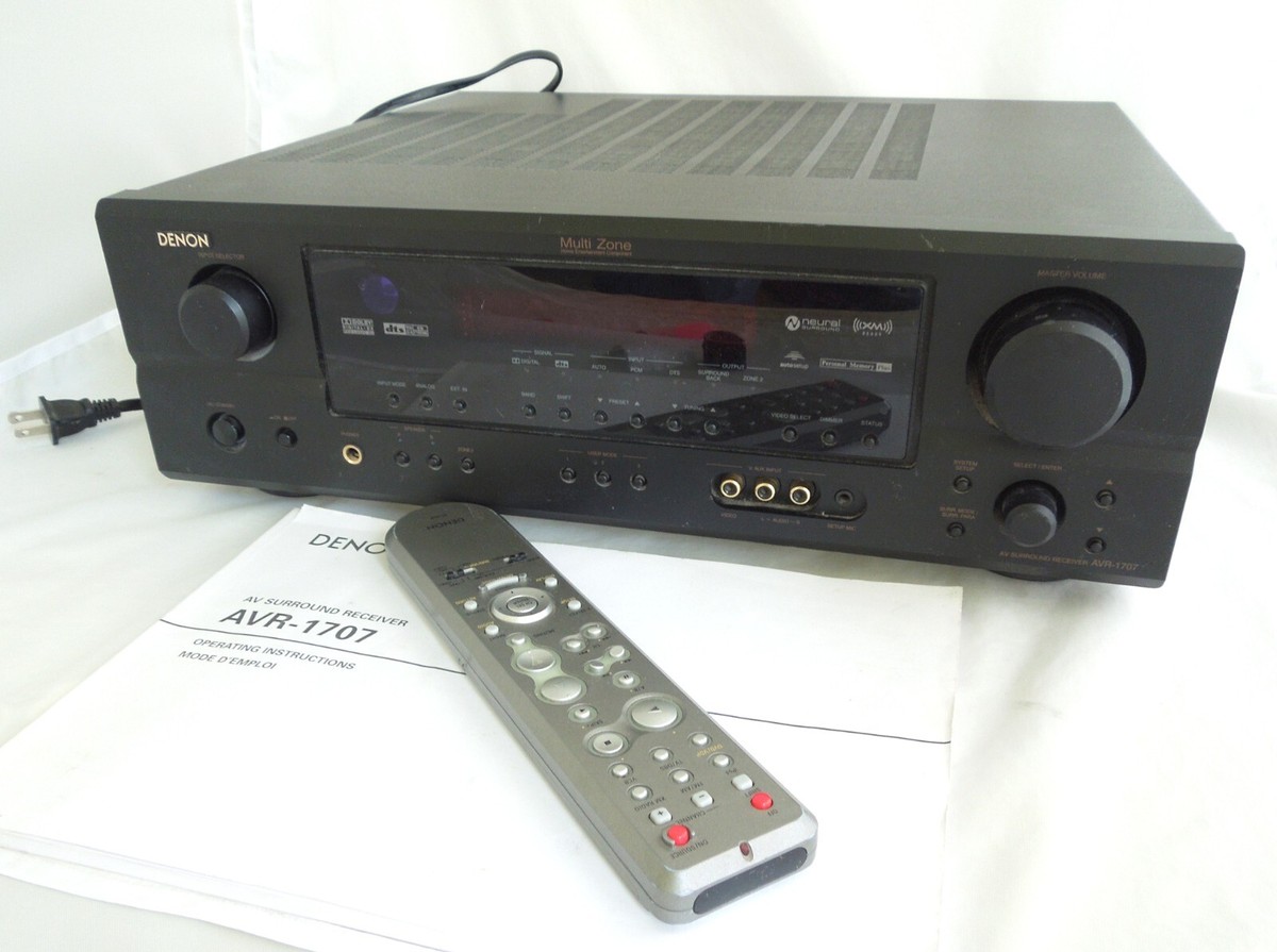 Denon AVR 1707 XM Ready home theater receiver | eBay