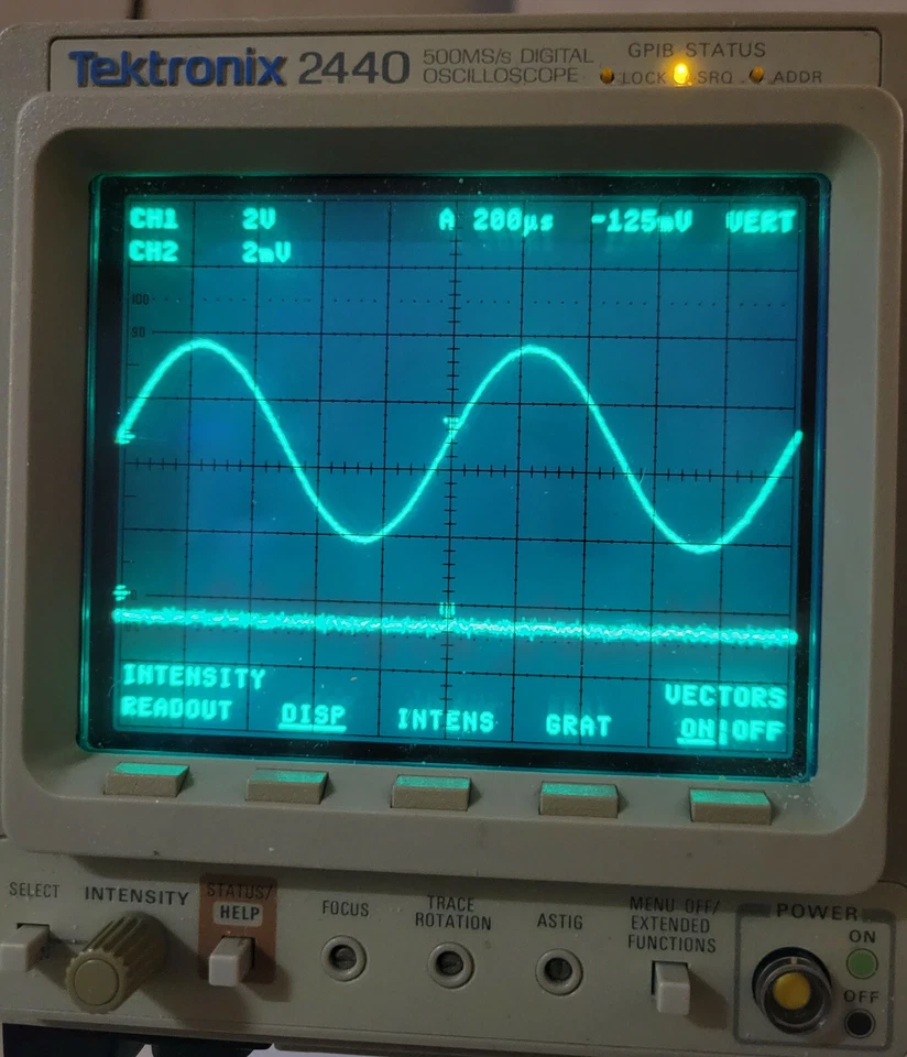 TEKTRONIX 2440 DIGITAL OSCILLOSCOPE 500MS/s 300MHz BW 2ns TESTED! - Image 3 of 4