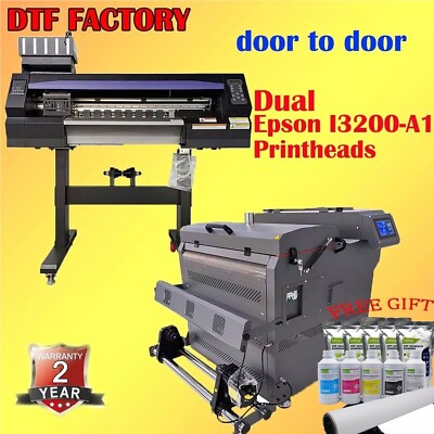 US Stock 24inch DTF Printing System with Dual Printheads door to door