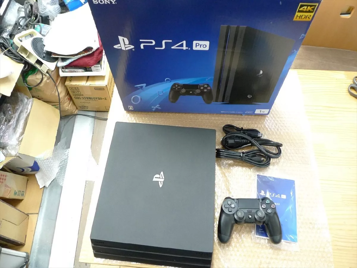 PS4 Pro Jet Black 1TB CUH-7100BB01 SONY