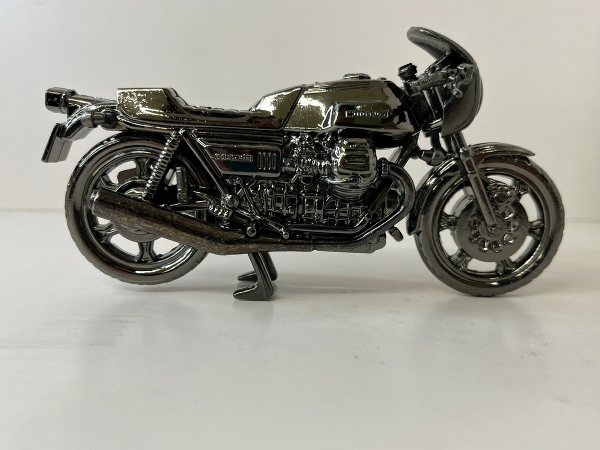 Moto Guzzi 850 LeMans DieCast Model Heavy black Red Baron Moto Guzzi 850 LeMans DieCast Model Heavy black Red Baron