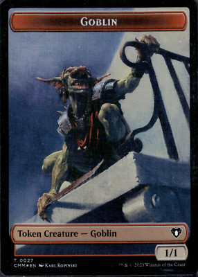 Goblin / Zombie Token Foil MTG Magic the Gathering!