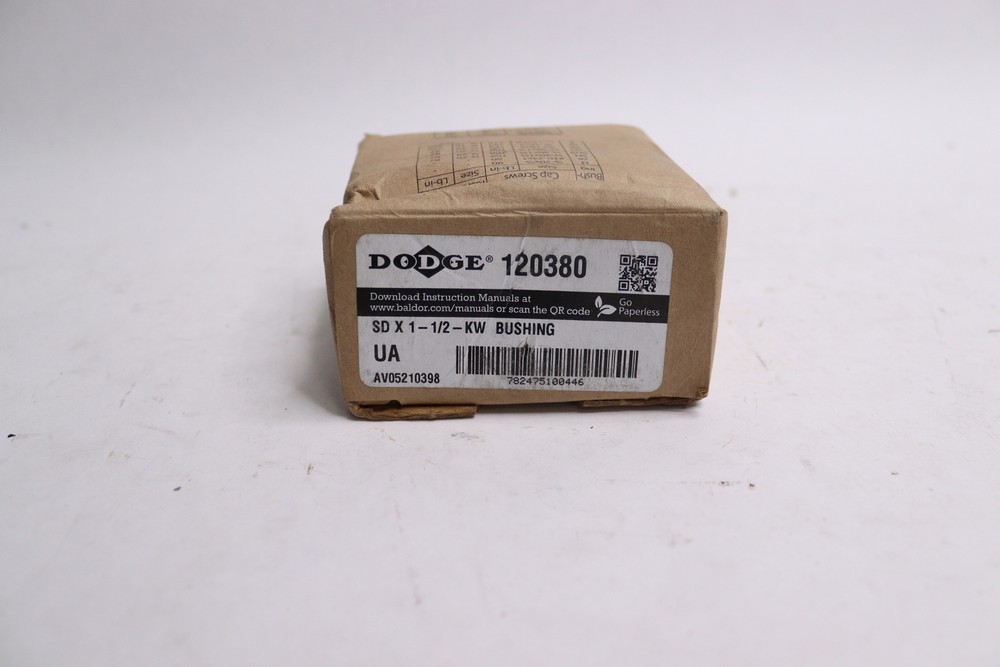 QD Bushing 1-1/2" Dia Bore 2.18" Dia Barrel 3.18" Dia Flange 120380