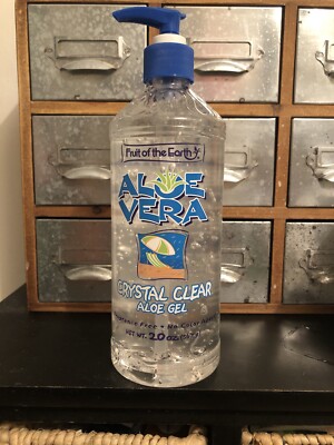Fruit of the Earth Aloe Vera Gel Clear FRAGRANCE FREE 20 oz