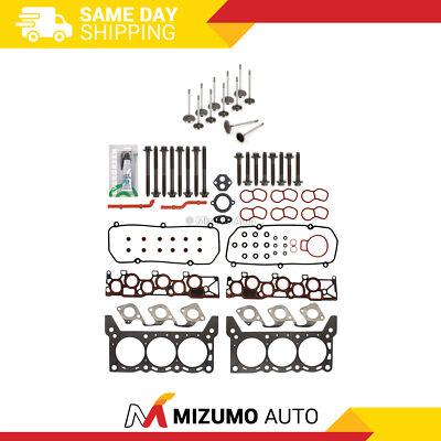 Head Gasket Set Intake Exhaust Valves Fit 96 Ford Windstar 3.8L