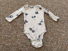 Carter's Girls Blue Flower Bodysuit 12M