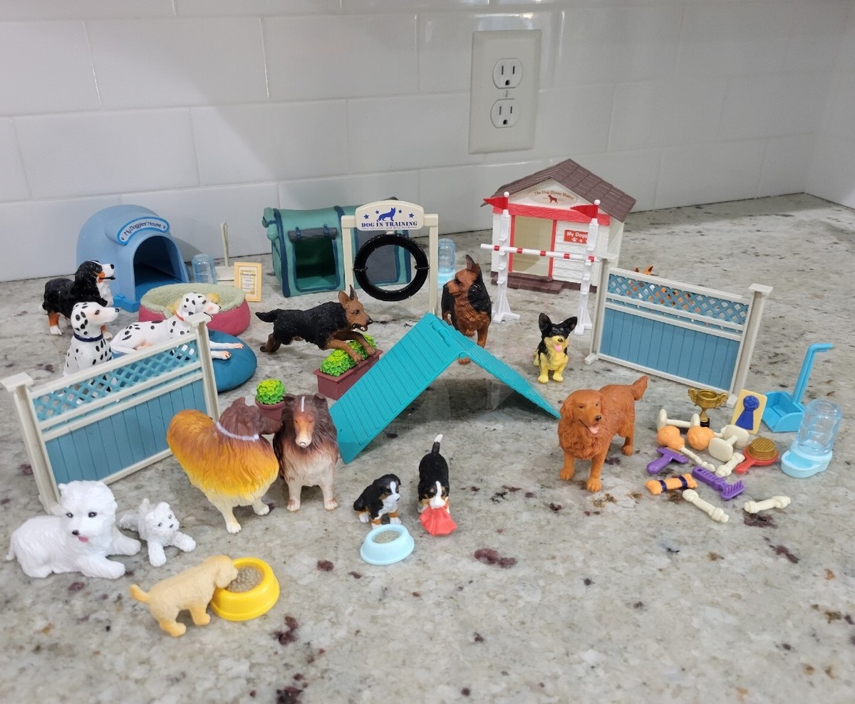 Keenway Dog Academy Playset CP Toys Training Agility Toy 50 Pieces Preowned