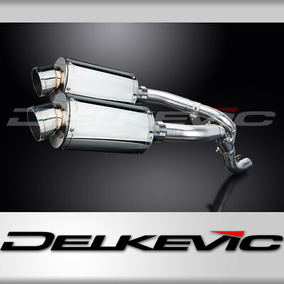 Kawasaki ZX-10R Ninja 2006-2007 Slip On 9'' Oval Stainless Exhaust Muffler Kit