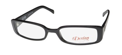 NEW DEREON DOV506 GLASSES 54-19-140 RECTANGULAR 001 WOMENS PLASTIC FULL-RIM