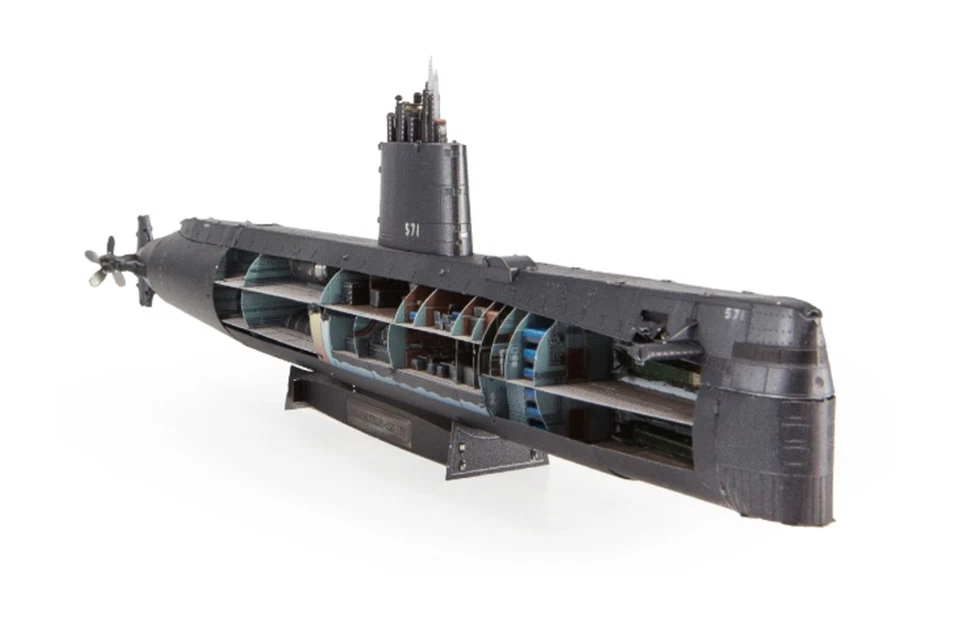 FASCINATIONS Metal Earth USS Nautilus Submarine Premium Series 3D Model DIY Kit PS2023 Geschenk