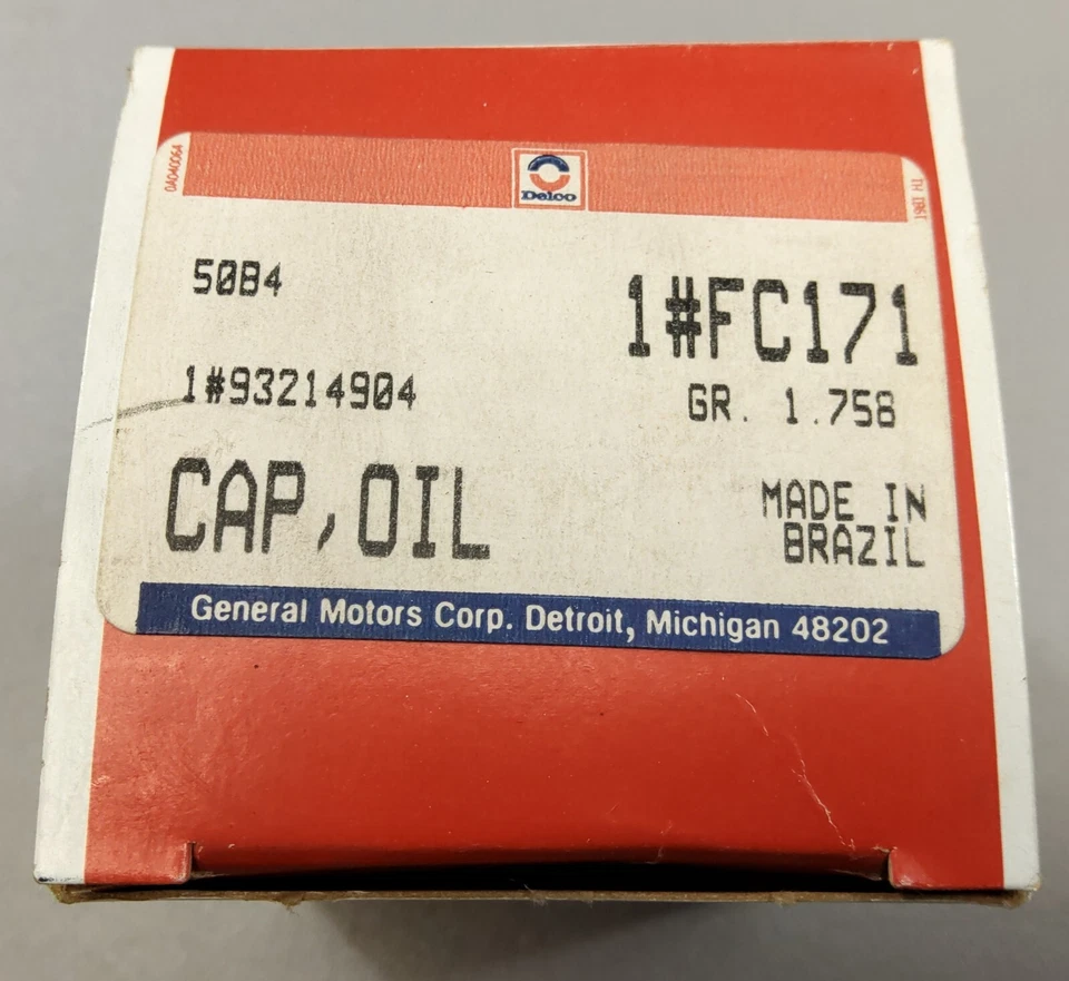 New Genuine GM Engine Oil Filler Cap Fits 87-88 Grand Am Sunbird +More — 第 4/4 张图片