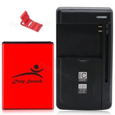 NEW 1520mAh Durable Grade A Battery USB Charger for Alcatel SmartFlip 4052R USA