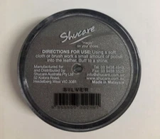 SILVER Shoe Polish Cream - for  Leather SHOES / BOOTS/ Bags SHUCARE