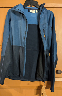 NEW Fjallraven Abisko Trail Fleece Jacket, Dark Navy Indigo Blue