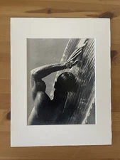 Male Model Waterfall Fine Art Photography Print Ritts Matted Editorial Archive