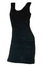 VIVIEN CARON Damen Feinstrick Long Pullover schwarz Größe 34 36 38 NEU P31