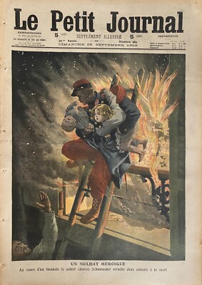 Le Petit Journal 1909 Nr. 984 Soldat Heroische - Aviator A La Revue Du 20e