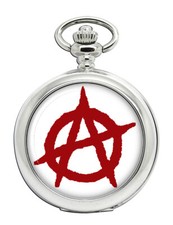 Anarchy 'A' Symbol Pocket Watch