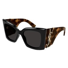 NEW Saint Laurent SL M119 BLAZE Sunglasses 003 BLACK 100 AUTHENTIC