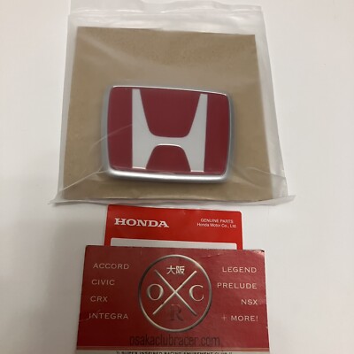 Genuine OEM 91-01 Honda NSX Type R JDM Front Bumper Emblem Badge