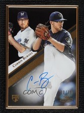 2019 Topps Gold Label Framed Auto Black 70/75 Corbin Burnes #GLA-CB Auto 14dj
