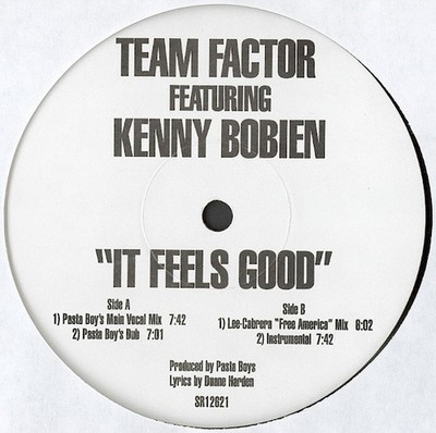 Team Factor Featuring Kenny Bobien - It Feels Good - USA Promo 12'' Vinyl - 20...