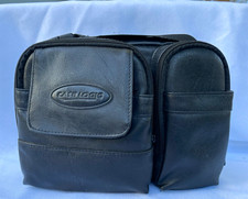Case Logic Black Faux Leather Padded CD DVD Bag w/ Adjustable Strap