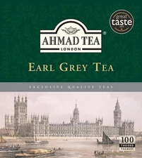 Earl Grey Tea Tagged Teabags Without Envelopes 100 Count
