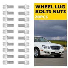 20pcs Wheel Lug Bolts Nuts 0009904907 For Mercedes Benz Sl550 Cls550 C250 C350 K 20pcs Wheel Lug Bolts Nuts 0009904907 For Mercedes Benz Sl550 Cls550 C250 C350 K