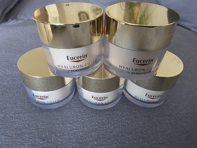 5 X Eucerin HYALURON-FILLER + ELASTICITY Tagespflege LSF 15 Neu