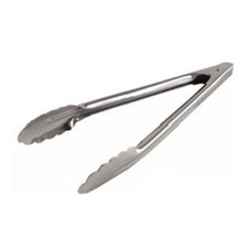Adcraft XHT16 16 in Stainless Steel Scalloped Tongs