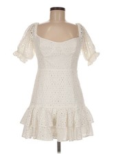 ASTR The Label Women Ivory Cocktail Dress M