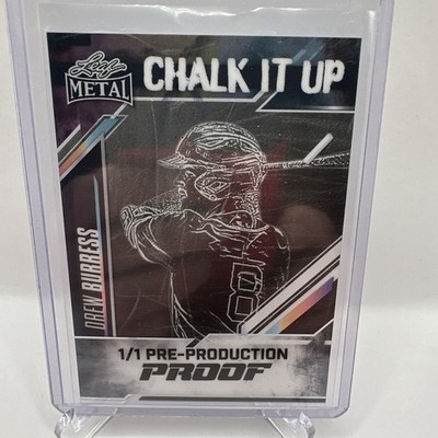 2024Leaf Metal Pre-Production Proof DREW BURRESS Chalk It Up  1/1  