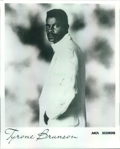 Press Photo: TYRONE BRUNSON 8x10 B&W