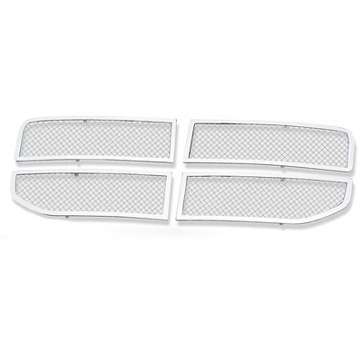 Fits 2007-2011 Dodge Nitro Main Upper Stainless Chrome Mesh Grille Insert