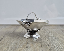 sehr schöne alte Georg Jensen 925 Sterling Silber Schale 235 A / Henkel-Körbchen