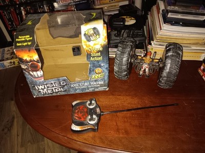 Twisted Metal RC Car Sweet Tooth Axel Stunt Machine Powers On Doesn't Move 2012