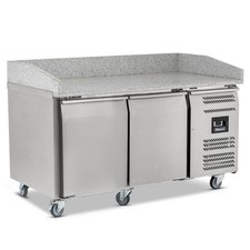 PIZZA PREP GRANITE TOP CATERING FRIDGE 2 DOORS  GRADED BPB1500mm  +FREE DELIVERY