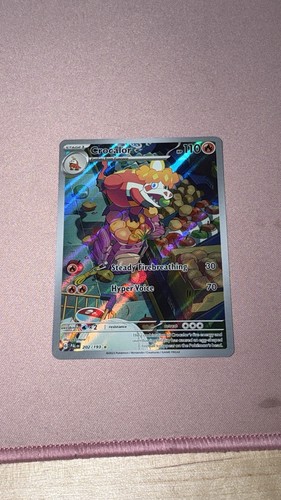 Pokemon TCG Crocalor 202/193 SV02 Paldea Evolved IR Full Art Holo EN 2023